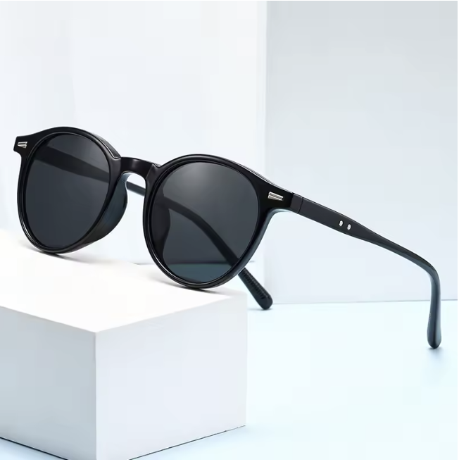 Lunettes Rétro Noir Selekt — Polarisées Vintage